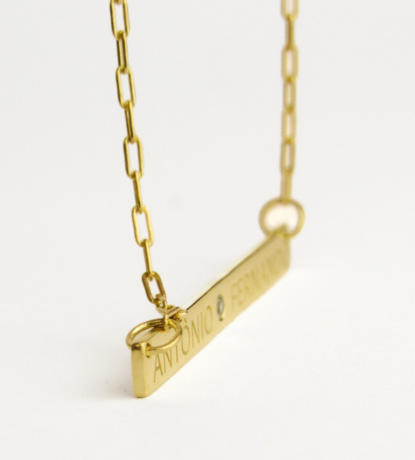 Colar Chapa Personalizável Topázio